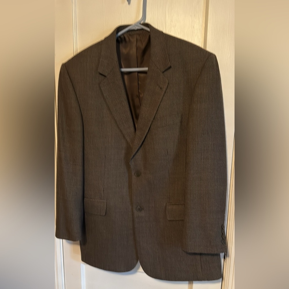 Brown wool blazer